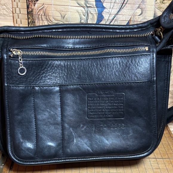 Coach Legacy Zip Black Vintage Leather Shoulder Bag 1997 - Picture 10 of 17